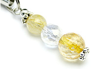 3つの天然石が可愛く並ぶトリプルデザイン