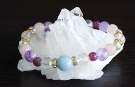 水晶クラスタの浄化