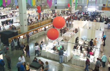 ツーソンミネラルショーのコンベンションセンターの会場