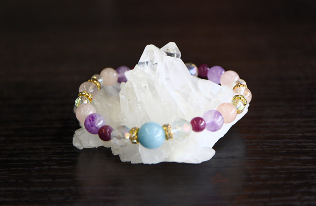 水晶クラスタの浄化