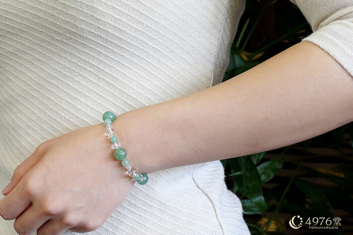 アベンチュリン パワーストーンブレスレット 10mm5ポイント