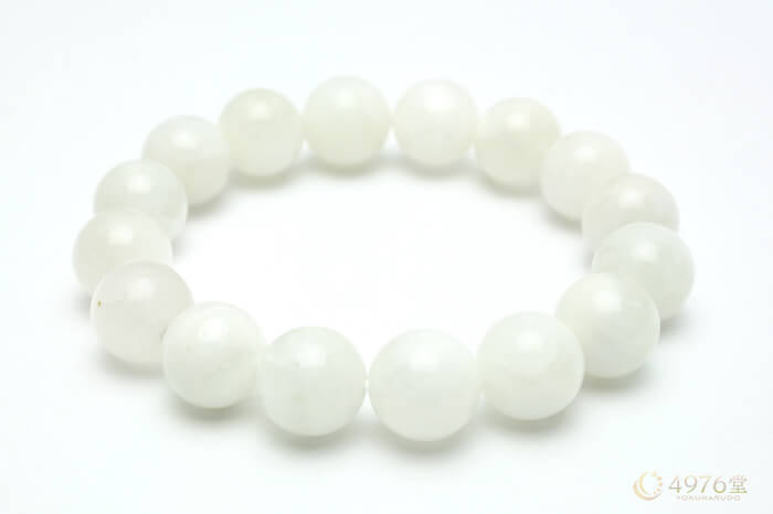 ブルームーンストーンブレスレット（ペリステライト）12mm