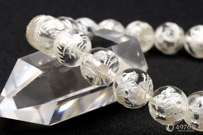 銀龍水晶ブレスレット 10mm