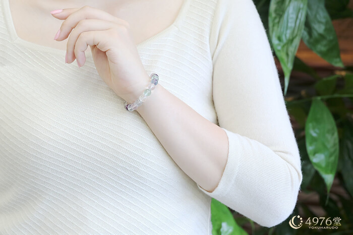 フローライト ブレスレット 8mm