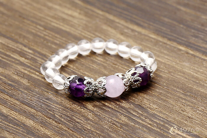 ラベンダーアメジスト・アメジスト  リング トリプル