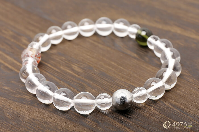 モルダバイト・ギベオン・セイクリッドセブン／メロディストーン ブレスレット（強運）