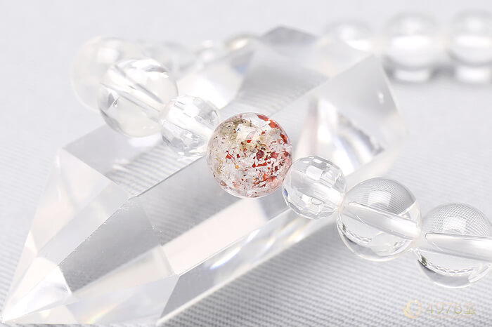 モルダバイト・ギベオン・セイクリッドセブン／メロディストーン ブレスレット（強運）