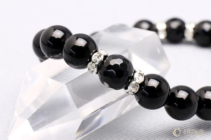 オニキス ブレスレット ロンデル4ポイント