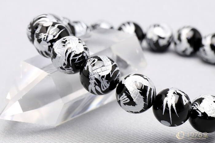 銀龍オニキスブレスレット 10mm