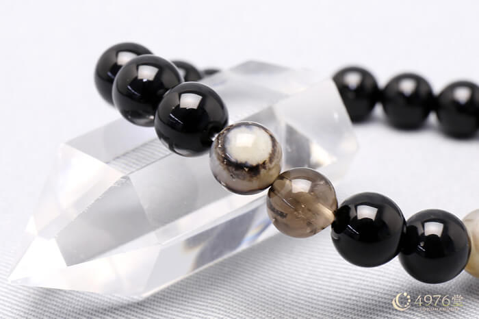 オニキス・天眼石・スモーキークォーツ ブレスレット 8mm