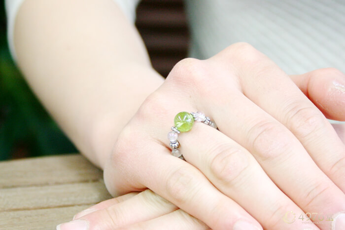 ペリドット・エレガント パワーストーンリング