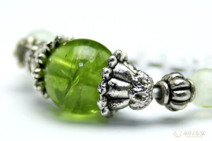 ペリドット・メタルシルバー パワーストーンリング