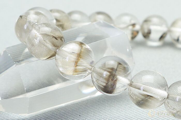 プラチナルチルクォーツ ブレスレット 10mm