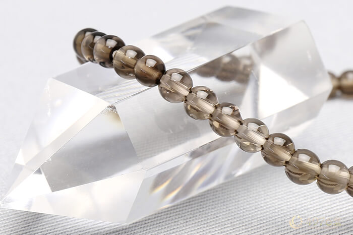 スモーキークォーツ 4mm パワーストーンブレスレット