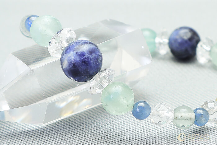 ソーダライト・フローライト・カイヤナイト ブレスレット