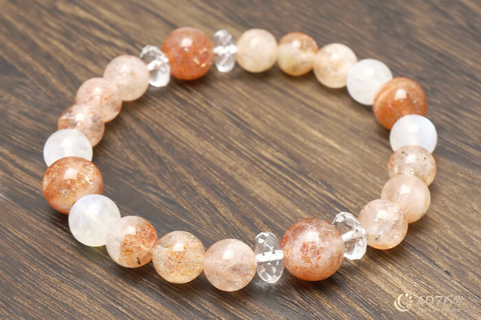 サンストーン・ブルームーンストーン パワーストーンブレスレット
