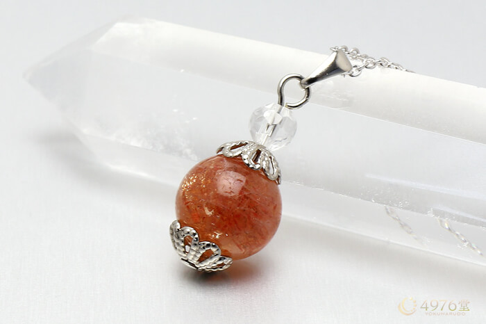 サンストーン パワーストーンネックレス 10mm